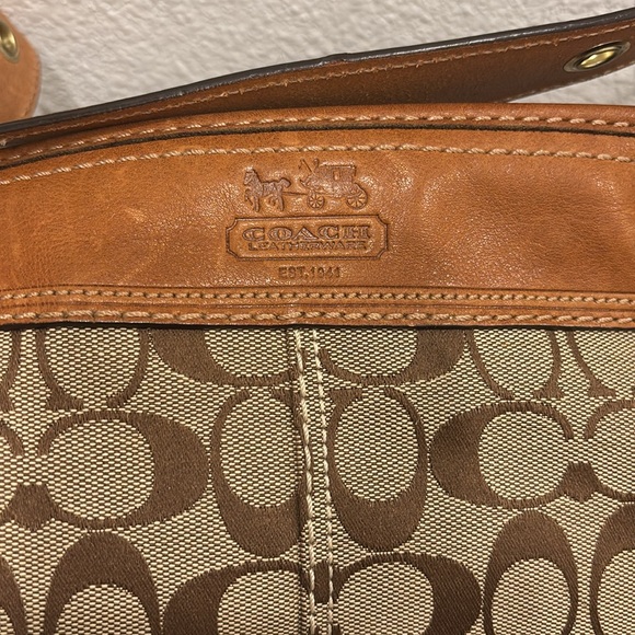Vintage Rare Coach signature Bleeker Crossbody Bag - Picture 5 of 12